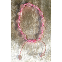 Bracelet Shambala Quartz rose