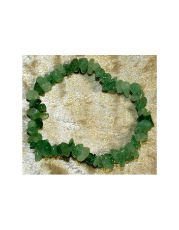 Bracelet Aventurine verte chips