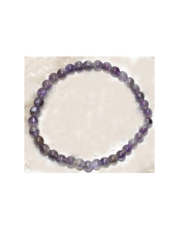 Bracelet Améthyste enfant perles 4 mm