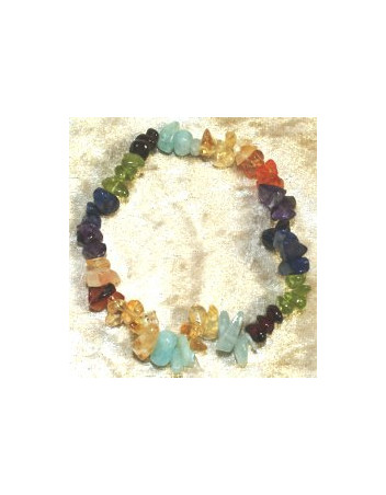 Bracelet 7 chakras chips