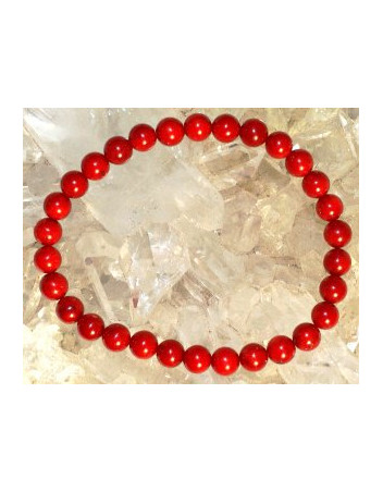 Bracelet  corail 4 mm