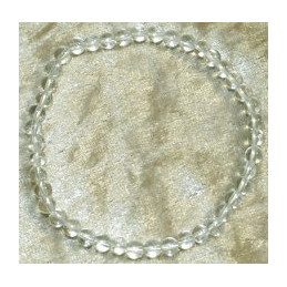 Bracelet  quartz  4 mm