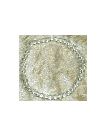 Bracelet  quartz  4 mm