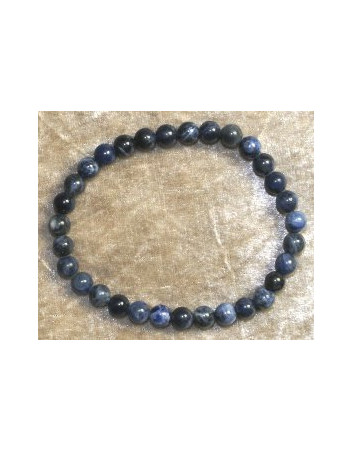 Bracelet  Sodalite  6 MM poignet fin ou enfant