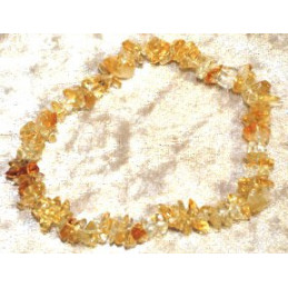 Bracelet  Citrine chips