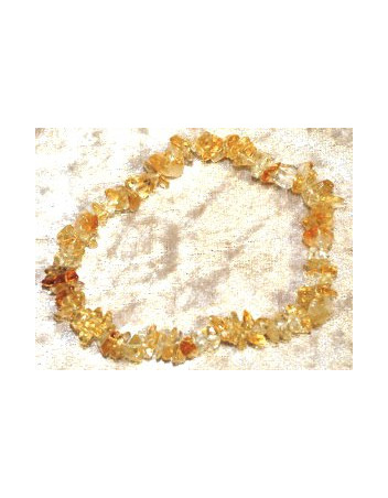 Bracelet  Citrine chips