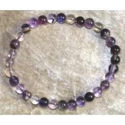 Bracelet  Fluorite  6 mm