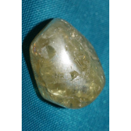 Apatite jaune percée