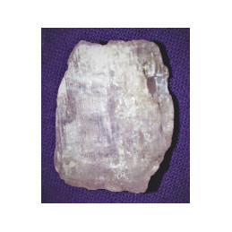 Kunzite brute percée