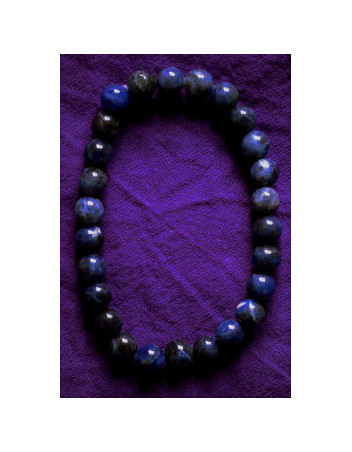 Bracelet  Sodalite  8 MM poignet large