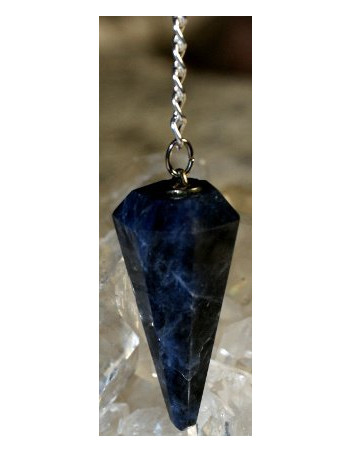 Pendule sodalite cône