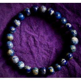 Bracelet Lapis-Lazuli 8 mm XL