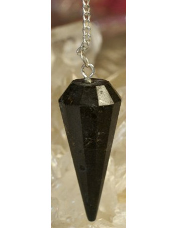 Pendule Tourmaline noire cône