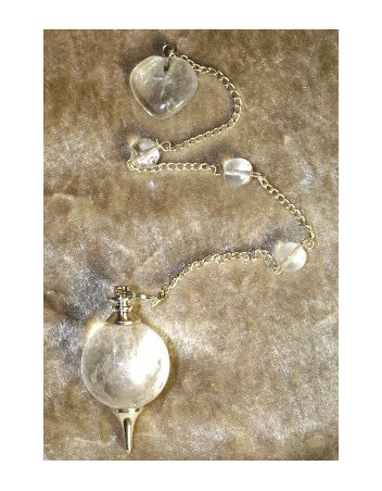 Pendule Quartz avec cœur XL