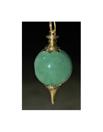 Pendule boule Aventurine verte