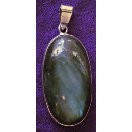 Labradorite bélière ronde