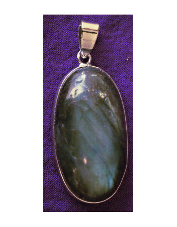 Labradorite bélière ronde