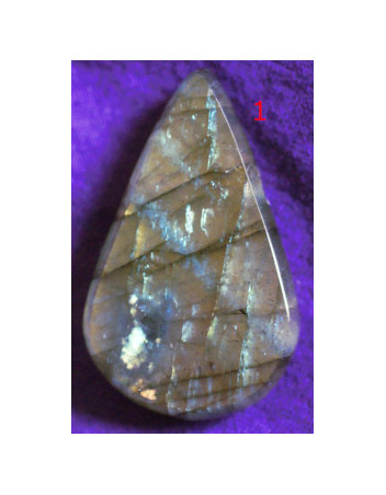 Labradorite percée goutte 1