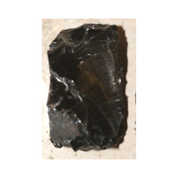 Shungite cristal percée carrée