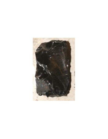 Shungite cristal percée carrée