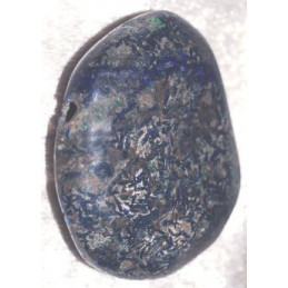 Azurite percée