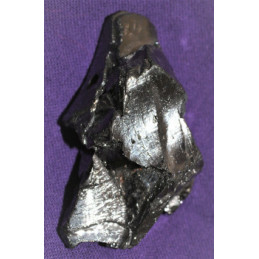 Shungite cristal percée forme Afrique