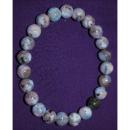 Bracelet Larimar 8 mm