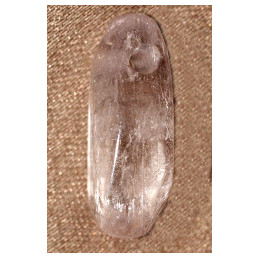 Morganite percée fine