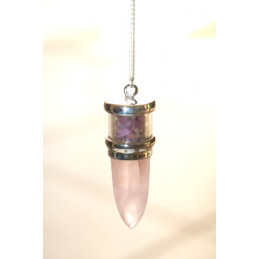 Pendule quartz rose Rubis