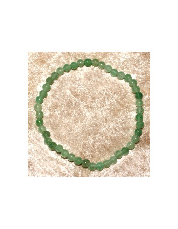 Bracelet Aventurine verte 4 mm