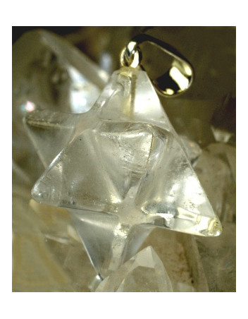 Pendentif Merkabah quartz