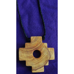 Pendentif croix en Palo Santo