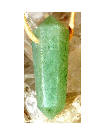 Aventurine verte pointe