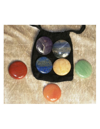 set de 7 galets pour chakras