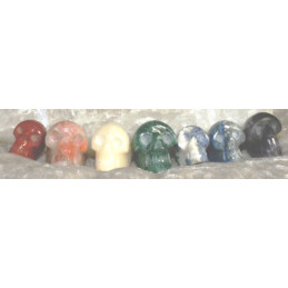 set chakras mini crânes